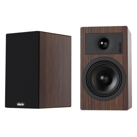 Indiana Line Tesi 2 stativhögtalare, mocha-trä par i gruppen Nyheter hos BRL (322TESI2M)