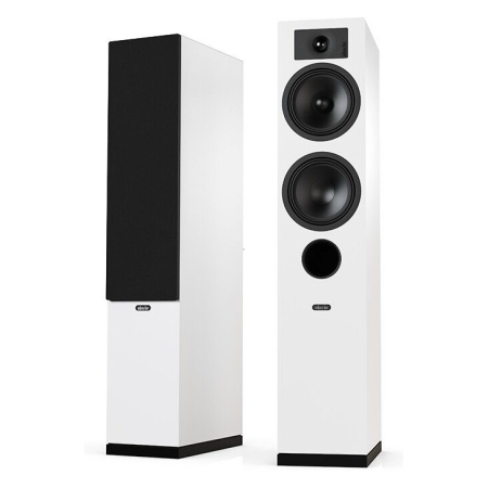 Indiana Line Tesi 5 golvhögtalare, vitt par i gruppen Nyheter hos BRL (322TESI5W)