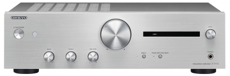 Onkyo A-9110 stereoförstärkare, silver i gruppen Hemmaljud / Förstärkare / Stereoförstärkare hos BRL Electronics (350A9110S)