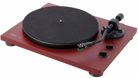 Teac TN-400BT, skivspelare med Bluetooth Matt Röd i gruppen Hemmaljud / Hifi / Skivspelare hos BRL (350TN400BTMR)