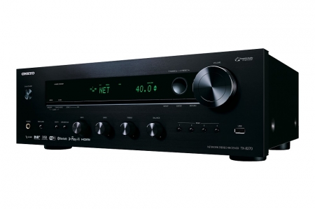 Onkyo TX-8270 stereoförstärkare med nätverk, svart i gruppen Hemmaljud / Förstärkare / Stereoförstärkare hos BRL (350TX8270B)