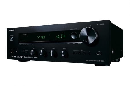 Onkyo TX-8270 stereoförstärkare med nätverk, svart i gruppen Hemmaljud / Förstärkare / Stereoförstärkare hos BRL Electronics (350TX8270B)