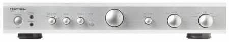 Rotel A10 förstärkare, silver i gruppen Hemmaljud / Förstärkare / Stereoförstärkare hos BRL Electronics (352A10S)