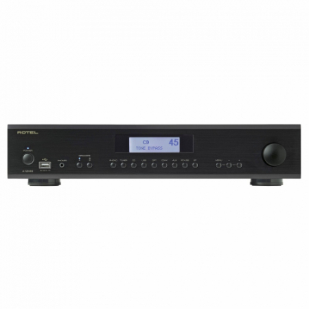 Rotel A12 MKII stereoförstärkare med DAC & RIAA-steg, svart i gruppen Hemmaljud / Förstärkare / Stereoförstärkare hos BRL Electronics (352A12MKIIB)