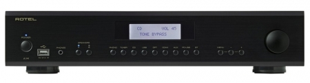 Rotel A14 stereoförstärkare med DAC & DLNA, svart i gruppen Hemmaljud / Förstärkare / Stereoförstärkare hos BRL Electronics (352A14B)