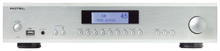 Rotel A14 stereoförstärkare med DAC & DLNA, silver i gruppen Hemmaljud / Förstärkare / Stereoförstärkare hos BRL Electronics (352A14S)