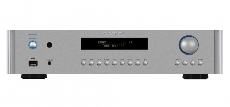 Rotel RC1572 försteg med DAC & XLR, silver i gruppen Hemmaljud / Förstärkare / Stereoförsteg hos BRL Electronics (352RC1572S)