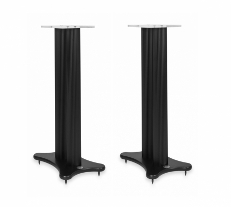 Solid Tech Radius Stand 62, svart högtalarstativ med svarta ben i gruppen Hemmaljud / Tillbehör / Högtalartillbehör hos BRL Electronics (353LS62BLBL)