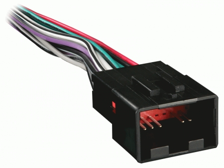 En elektrisk kontakt med flera ledningar för ISO-anslutning.