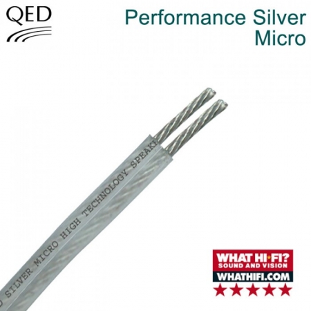 Qed Performance Silver Micro i gruppen Hemmaljud / Kablar / Högtalarkabel hos BRL Electronics (400CQSM100)