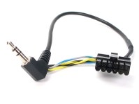 Kabeladapter med 3,5 mm kontakt och 6-polig hane för Sony och Pioneer.