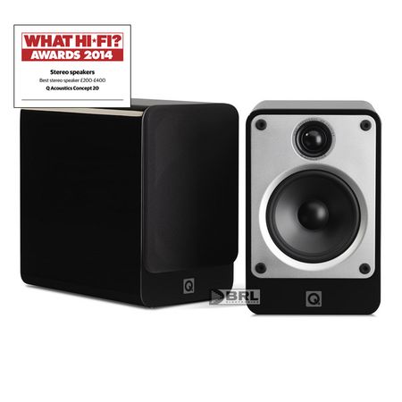 Q Acoustic Concept 20 svart i gruppen Hemmaljud / Högtalare / Stativhögtalare hos BRL (400QA2620)