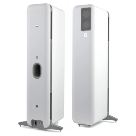 Q Acoustics QActive 400 aktiva golvhögtalare, mattvit par i gruppen Hemmaljud / Högtalare / Golvhögtalare hos BRL (400QA8408)