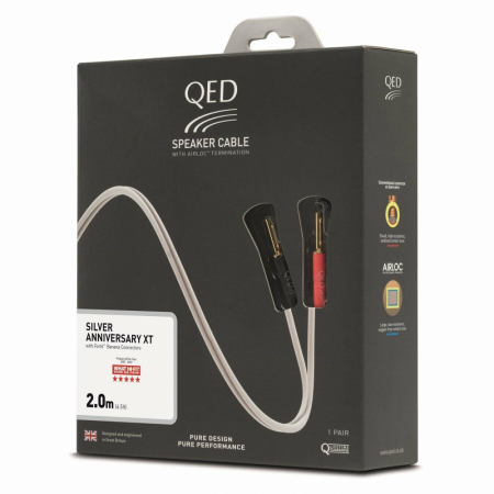 Qed Silver Anniversary XT Terminerad högtalarkabel 2x3M i gruppen Hemmaljud / Kablar / Högtalarkabel hos BRL (400QE1432)