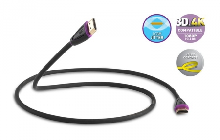 Qed Profile Eflex HDMI-kabel i gruppen Hemmaljud / Kablar / HDMI hos BRL Electronics (400QE27EFLEX)