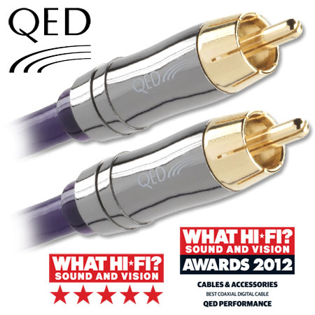 Qed Performance Digital Audio Coaxial i gruppen Lyd til hjemmet / Kabler / Digital kabel hos BRL Electronics (400QE62000r)