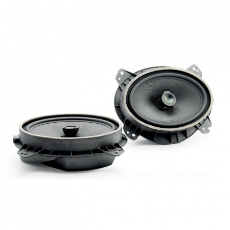 Koaxialhögtalare av modell Focal IC 690TOY, utformade för Toyota.