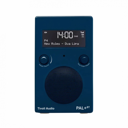 Tivoli Audio PAL+ BT (gen. 2), DAB/FM-radio med Bluetooth, blå i gruppen Paketlösningar / Paket för hemmet / Microstereo hos BRL Electronics (404TAPPBTG2BL)