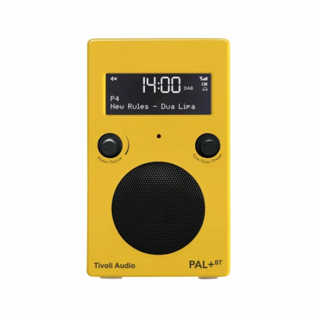 Tivoli Audio PAL+ BT (gen. 2), DAB/FM-radio med Bluetooth, gul i gruppen Paketlösningar / Paket för hemmet / Microstereo hos BRL Electronics (404TAPPBTG2Y)