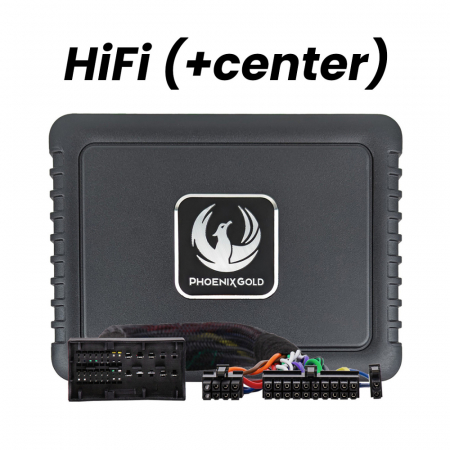 Phoenix Gold ZDAP-BMW3, DSP-förstärkare till BMW -2019 (HiFi med center) i gruppen Billjud / Vad passar i min bil / BMW / BMW 5 serie / BMW G30/G31 2017-2024 / Byta högtalare G30/G31 2017-2024 hos BRL (409ZDAPBMW3)