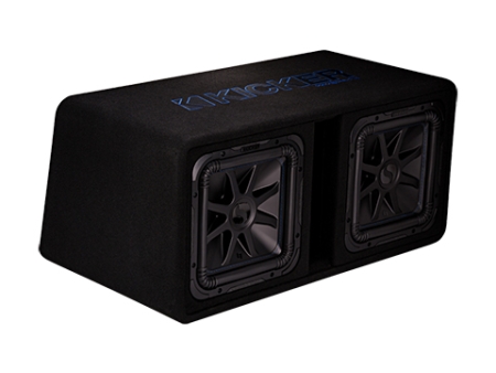 Kicker Solo-Baric L7S DL7S122, portad 2x12 tums baslåda, 2 ohm i gruppen Billjud / Bas / Passiv baslåda hos BRL (41044DL7S122)