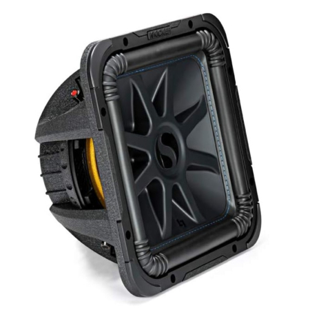 Kicker Solo-Baric L7S124, fyrkantigt 12 tums baselement, 2x4 ohm i gruppen Billjud / Bas / Baselement hos BRL (41044L7S124)