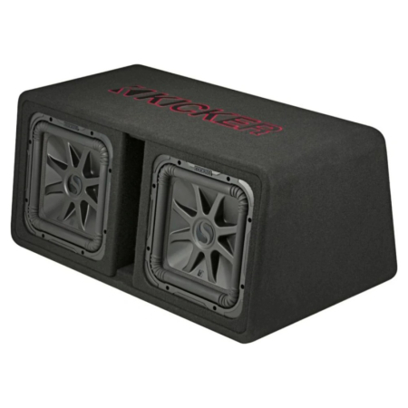 Kicker Solo-Baric DL7R122, portad 2x12 tums baslåda, 2 ohm i gruppen Billjud / Bas / Passiv baslåda hos BRL (41045DL7R122)