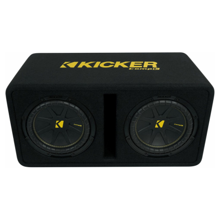 Kicker CompC DCWC102, portad 2x10 tums baslåda, 2 ohm i gruppen Billjud / Bas / Passiv baslåda hos BRL (41050DCWC102)