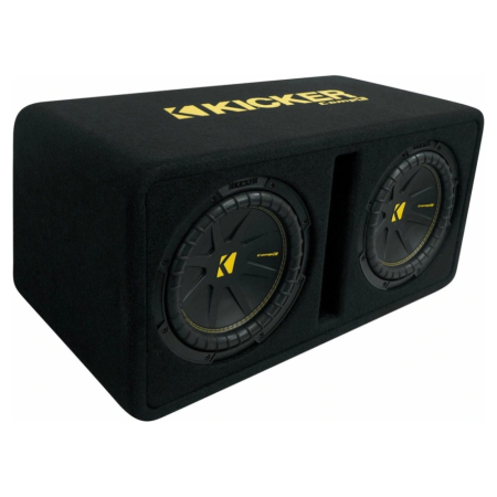 Kicker CompC DCWC102, portad 2x10 tums baslåda, 2 ohm i gruppen Billjud / Bas / Passiv baslåda hos BRL (41050DCWC102)