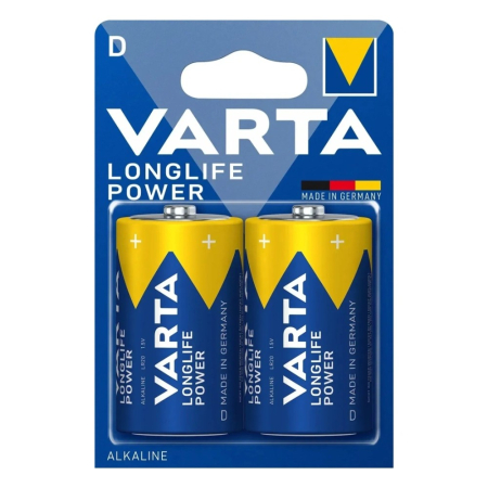 Varta Longlife Power D, alkaliska batterier 2-pack i gruppen Nyheter hos BRL (418V4920)