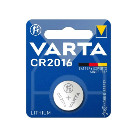 Varta CR2016, litiumknappcell 1-pack i gruppen Nyheter hos BRL (418VCR2016)