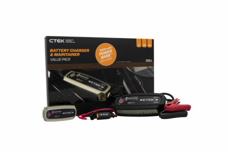 CTEK MXS 5.0 batteriladdare, Value Pack i gruppen Billjud / Tillbehör / Batteriladdare hos BRL Electronics (42240357)