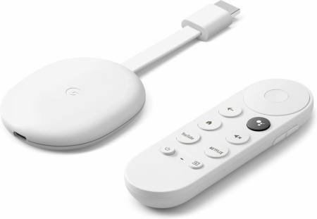 Google Chromecast (4:e generationen) med Google TV i gruppen Lyd til hjemmet / Bilde / Mediaspillere hos BRL Electronics (4501024806)