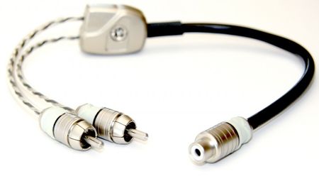 Connection STM030 Y-splitt Lågnivåkabel 1F2M 0,3M i gruppen Hemmaljud / Kablar / Subwooferkabel hos BRL (542STM030)