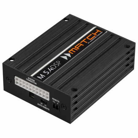Match M 5.4DSP, 5-kanalig mikroförstärkare med ljudprocessor i gruppen Billjud / Slutsteg / Ljudprocessorer hos BRL Electronics (550M115004)