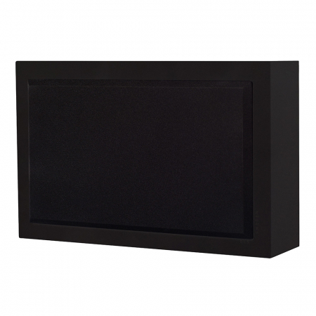 DLS Flatsub 8.2 vägghängningsbar aktiv subwoofer, mattsvart i gruppen Hemmaljud / Högtalare / Subwoofers hos BRL Electronics (610HFS463017SB)