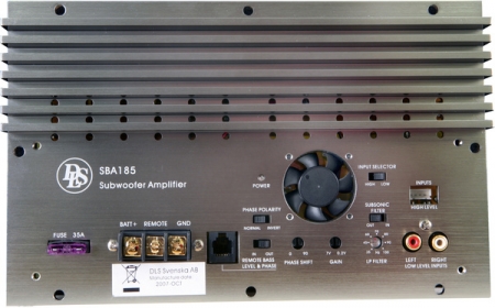 DLS SBA-185 Inbyggnadsförstärkare i gruppen Billjud / Slutsteg / Mono hos BRL Electronics (610SBA185)