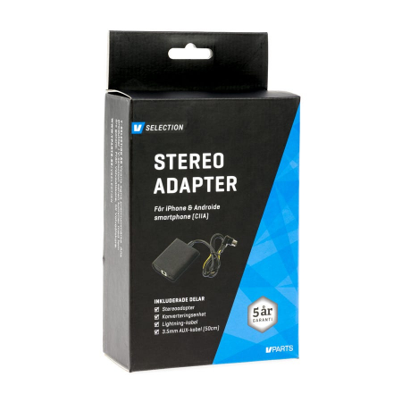 AUX- & Bluetooth-adapter, Volvo-bilar 1994-2000 m.fl med SC-stereo i gruppen Billjud / Vad passar i min bil / Volvo / Volvo XC70 / Volvo XC70 1997-2000 / Övrigt XC70 1997-2000 hos BRL Electronics (66616060901)