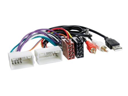 ISO-kablage Hyundai/Kia 24Pin/18Pin USB/AUX i gruppen Billjud / Vad passar i min bil / Kia / Ceed / Ceed 2012-2018 / Byta stereo Ceed 2012-2018 hos BRL (700114044)