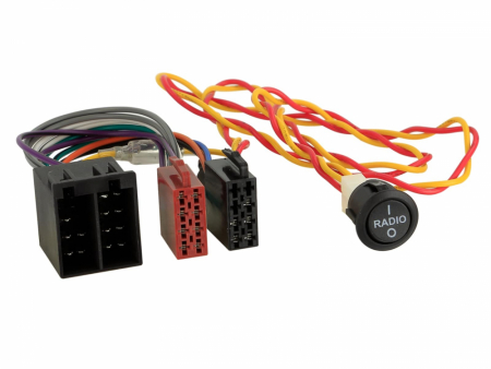 ISO- till ISO-adapter med strömbrytare i gruppen Billyd / Hva passer i min bil  / Fiat / Ducato hos BRL Electronics (7001230600)