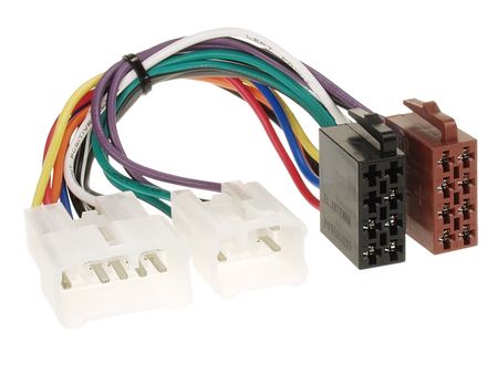 Kabeladapter för ISO-kontakt, avsedd för Toyota, Lexus, Daihatsu.