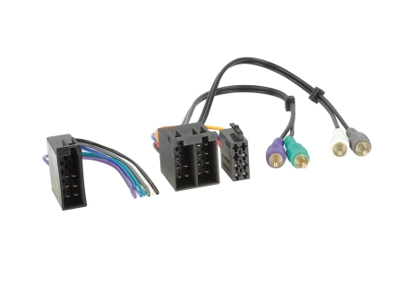 Aktiv systemadapter VW ISO/10Pin ISO>Cinch/kablar i gruppen Billjud / Vad passar i min bil / Volkswagen / Passat / Passat B4 1994-1997 / Byta stereo Passat B4 1994-1997 hos BRL (70013132051)