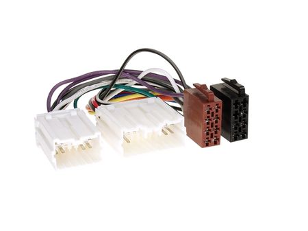 Adapterkabel med kontaktstycken för Volvo ISO-system.