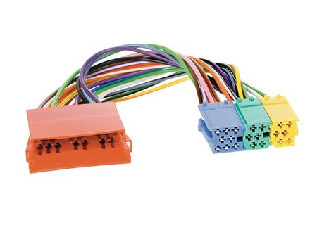Mini ISO förlängning röd 20pol till gul,grön blå kontakt 00-05 i gruppen Billjud / Tillbehör / Monteringstillbehör hos BRL Electronics (700144305)
