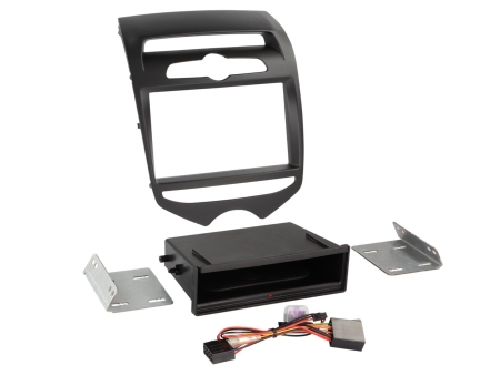 2-DIN facia plate INBAY® Hyundai IX20, matt svart i gruppen Billjud / Vad passar i min bil / Hyundai / i20 / i20 2015-2020 hos BRL (7002411432222)