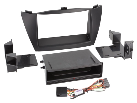 2-DIN Monteringsram INBAY Hyundai IX35, svart i gruppen Billjud / Vad passar i min bil / Hyundai / Tucson / Tucson 2010-2015 hos BRL (70024114335)