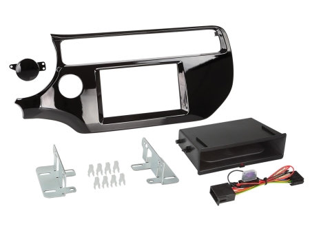 2-DIN Monteringsram INBAY Kia Rio, piano black i gruppen Billjud / Vad passar i min bil / Kia / Rio / Rio 2012-2017 hos BRL (700241178381)