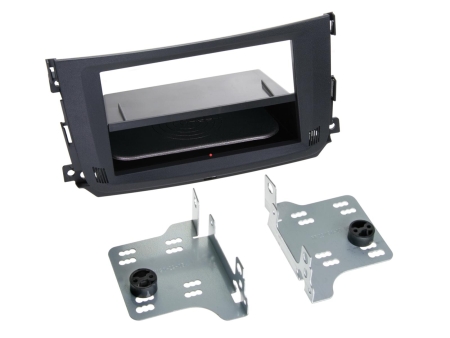 1-DIN Monteringsram Smart ForTwo, svart i gruppen Billjud / Vad passar i min bil / Smart hos BRL (70024119029)