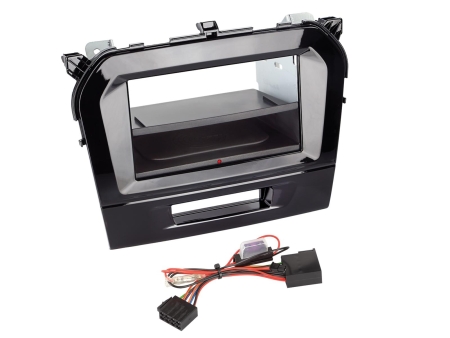 2-DIN monteringsram INBAY® Suzuki Vitara, svart i gruppen Billjud / Vad passar i min bil / Suzuki / Vitara / Vitara 2015-2018 hos BRL (700241294101)