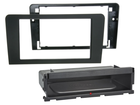 Facia-platta 2-DIN Audi A3 2003-2013, gummiyta i gruppen Billjud / Vad passar i min bil / Audi / Audi A3 / Audi A3 2004-2013 hos BRL (700251320141)